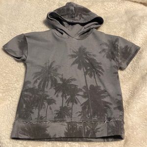 Art Class | Palm Tree hooded tee, 3T, NWOT
